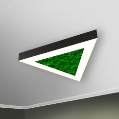 Светильник светодиодный RVE-LBX-MOSS-TRIO-1000-N (Треугольник с отв. 1000х866х100мм S80мм 68Вт Накладной 4000К Белый) RVElektro RVE00001643