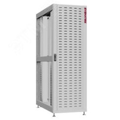 Шкаф серверный 45U 800х1200 передняя дверь: протект IP41. задняя дверь: двустворчатая глухой металл IP51. боковые панели: без. цвет: серый RAL7035  SYSMATRIX NS 8245.7650
