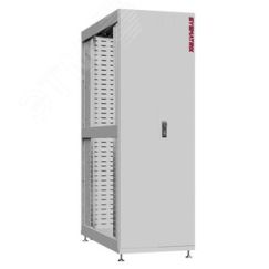 Шкаф серверный 45U 800х1200 передняя дверь: двустворчатая глухой металл IP51. задняя дверь: протект IP41. боковые панели: без. цвет: серый RAL7035  SYSMATRIX NS 8245.7560