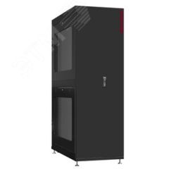 Шкаф серверный 45U 800х1070 передняя дверь: двустворчатая глухой металл IP51. задняя дверь: без. боковые панели: перфорированные. цвет: черный RAL9005 SYSMATRIX NS 8145.9502