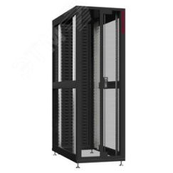 Шкаф серверный 45U 800х1070 передняя дверь: двустворчатая перфорированная IP20. задняя дверь: протект IP41. боковые панели: без. цвет: черный RAL9005  SYSMATRIX NS 8145.9460