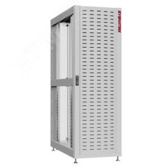 Шкаф серверный 48U 600х1200 передняя дверь: протект IP41. задняя дверь: двустворчатая перфорированная IP20. боковые панели: без. цвет: серый RAL7035  SYSMATRIX NS 6248.7640