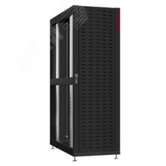 Шкаф серверный 45U 800х1200 передняя дверь: протект IP41. задняя дверь: двустворчатая глухой металл IP51. боковые панели: без. цвет: черный RAL9005  SYSMATRIX NS 8245.9650