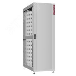 Шкаф серверный 48U 800х1070 передняя дверь: одностворчатая глухой металл IP51. задняя дверь: протект IP41. боковые панели: без. цвет: серый RAL7035  SYSMATRIX NS 8148.7260
