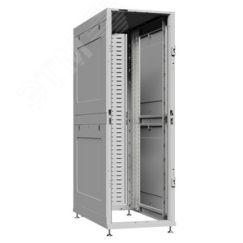 Шкаф серверный 48U 600х1200 передняя дверь: без. задняя дверь: протект IP41. боковые панели: глухой металл. цвет: серый RAL7035  SYSMATRIX NS 6248.7061