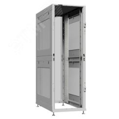 Шкаф серверный 45U 600х1200 передняя дверь: без. задняя дверь: одностворчатая глухой металл IP51. боковые панели: перфорированные. цвет: серый RAL7035 SYSMATRIX NS 6245.7022