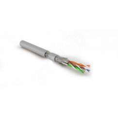 Витая пара -500 экран.кат.726 AWGLSZHHFсерый Hyperline SFTP4-C7-P26-IN-LSZH-GY