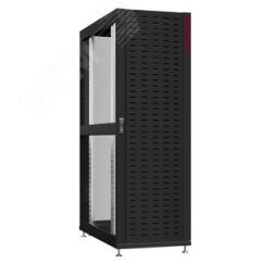 Шкаф серверный 45U 600х1200 передняя дверь: протект IP41. задняя дверь: одностворчатая перфорированная IP20. боковые панели: без. цвет: черный RAL9005 SYSMATRIX NS 6245.9630