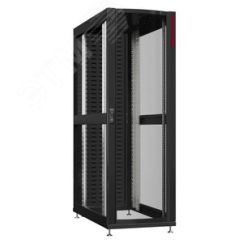 Шкаф серверный 45U 600х1200 передняя дверь: одностворчатая перфорированная IP20. задняя дверь: протект IP41. боковые панели: без. цвет: черный RAL9005 SYSMATRIX NS 6245.9360