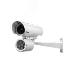 Видеокамера уличная взрывозащищенная с внешним прожектором IP PoE+ IP66/IP68 Тахион 10147