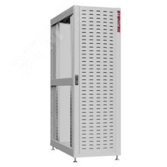 Шкаф серверный 42U 800х1200 передняя дверь: протект IP41. задняя дверь: одностворчатая глухой металл IP51. боковые панели: без. цвет: серый RAL7035  SYSMATRIX NS 8242.7620