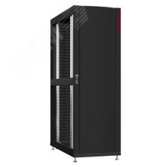 Шкаф серверный 45U 600х1200 передняя дверь: одностворчатая глухой металл IP51. задняя дверь: протект IP41. боковые панели: без. цвет: черный RAL9005  SYSMATRIX NS 6245.9260