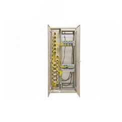 Шкаф комбинированный с органайзерами левый 19д+10 42U 900х600х2000 мм ВОКС-Ф-9642Л-О ССД 130501-00071