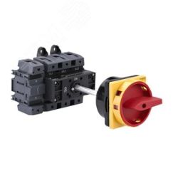 ВЫКЛЮЧАТЕЛЬ-РАЗЪЕДИНИТЕЛЬ 4P 175A IP20 С КРАСНОЙ ВЫНОСНОЙ РУКОЯТКОЙ НА ДИН-РЕЙКЕ/ПЛАТЕ С ЗАМКОМ SE (Systeme) MSD175440R