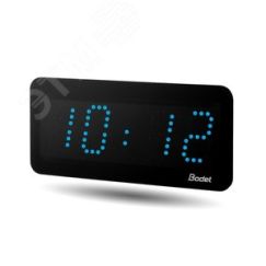 Часы цифровые STYLE II 5 (часы/минуты), высота цифр 5 см, синий цвет, NTP-Wi-Fi, 220В BODET 946184