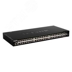 Коммутатор управляемый L3 48 портов 10/100/1000 Мб/с, 2хRJ45/SFP, 2хSFP+ D-Link DGS-1520-52/A1A