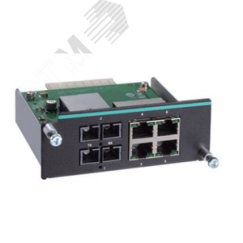 Модуль 2 х 100BaseFX (одномодовое волокно), 4 х 10/100BaseTX MOXA IM-6700A-2SSC4TX