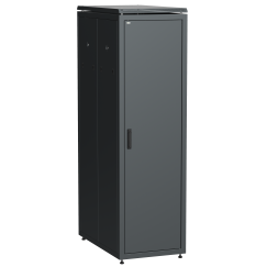 ITK LINEA N Шкаф сетевой 19" 47U 600х1000мм металлические двери черный