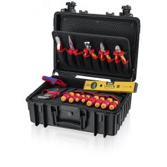 Чемодан инструментальный по электрике Robust23 Start Electric 24 предмета Knipex KN-002134HLS2
