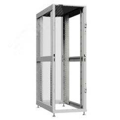 Шкаф серверный 48U 600х1200 передняя дверь: без. задняя дверь: одностворчатая перфорированная IP20. боковые панели: без. цвет: серый RAL7035  SYSMATRIX NS 6248.7030