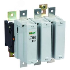 Контактор КМ-103, 630А, 400В, AC3 SE (Dekraft) 22167DEK