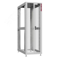 Шкаф серверный 45U 600х1070 передняя дверь: двустворчатая перфорированная IP20. задняя дверь: без. боковые панели: без. цвет: серый RAL7035  SYSMATRIX NS 6145.7400