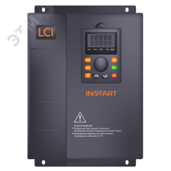 Преобразователь частоты LCI-G30/P37-4 30кВт/37кВт, 58А/75A, 3Ф, 380В±15%, 50Гц/60Гц, IP20, с панелью управления, с пожарным режимом Instart LCI-G30/P37-4+LCI-FM