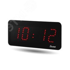 Часы цифровые STYLE II 5 (часы/минуты), высота цифр 5 см, красный цвет, NTP-Wi-Fi, 220В BODET 946181