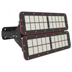 Прожектор LED УРАН ПРОМ (СБУ) 480Вт 76800Лм КСС Д 5,0К прозрачный рассеиватель IP67 ЛЕД-Эффект LE-СБУ-66-480-6516-67Х