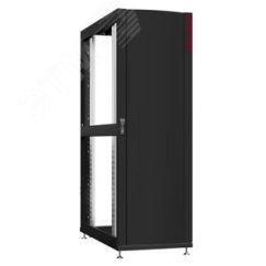 Шкаф серверный 42U 800х1070 передняя дверь: одностворчатая глухой металл IP51. задняя дверь: без. боковые панели: без. цвет: черный RAL9005  SYSMATRIX NS 8142.9200