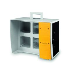 MBOX2 Корпус на 16 модулей и 4 поста с основанием 136х125 мм.