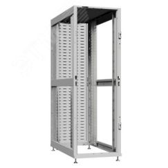 Шкаф серверный 24U 800х1070 передняя дверь: без. задняя дверь: протект IP41. боковые панели: без. цвет: серый RAL7035  SYSMATRIX NS 8124.7060