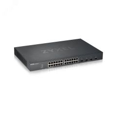 Коммутатор управляемый L3 24 порта. 10/100/1000 Мб/с.4xSFP+. бесшумный (без вентилятора) Zyxel XGS1930-28-EU0101F