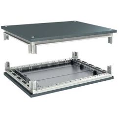 Крыша и основание RAL7011 для корпусов CQE, ШхГ 1600х400 мм, комплект RAM block