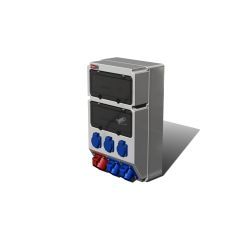 Устройство распределительное настенное пластик IP67 40A корпус 297х504х177 серый AlpenBox 0050028