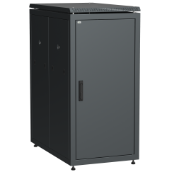 ITK LINEA N Шкаф сетевой 19" 28U 600х1000мм металлическая передняя дверь черный