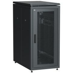 ITK LINEA N Шкаф сетевой 19" 24U 600х1000мм перфорированные двери черный