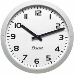 Часы аналоговые вторичные Profil 930 (часы/мин), высота цифр 30 см, циферблат - арабские цифры, цвет корпуса хромированный (для применения в госпиталя BODET 982814