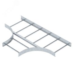 Т-образная секция лестничного лотка 110х600 мм R=500 мм OBO Bettermann LT 1160 R5 FT