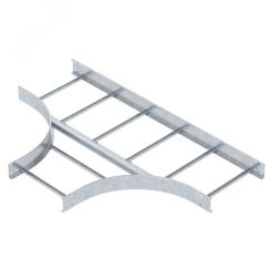 Т-образная секция лестничного лотка 110х500 мм R=500 мм OBO Bettermann LT 1150 R5 FT