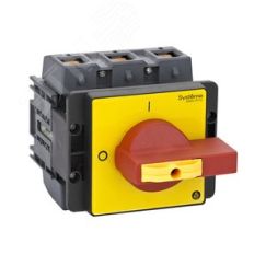ВЫКЛЮЧАТЕЛЬ-РАЗЪЕДИНИТЕЛЬ 3P 125A IP20 С КРАСНОЙ РУКОЯТКОЙ НА ДВЕРЦУ 4 ВИНТА 1 ЗАМОК SE (Systeme) MSD125360R