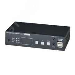 Передатчик KVM - HDMI, USB, аудио, RS232 и ИК сигналов по Ethernet до 150м (CAT5e/CAT6) SCandT HKM02BPT-4K