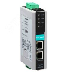 Преобразователь 1-портовый Modbus RTU/ASCII (RS-232/422/485) в Modbus TCP в промышленном исполнении MOXA Mgate MB3170