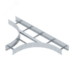 Т-образная секция лестничного лотка 110х200 мм R=500 мм OBO Bettermann LT 1120 R5 FT