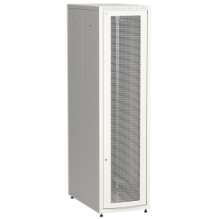 ITK LINEA E Шкаф напольный сетевой 19" 33U 600х1000мм перфорированная передняя дверь задняя металлическая серый