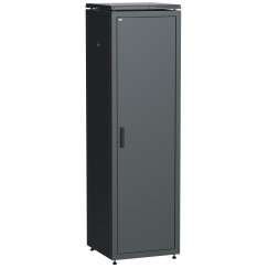 ITK LINEA N Шкаф сетевой 19" 33U 600х600мм металлическая передняя дверь черный