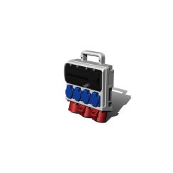 Устройство распределительное переносное пластик IP44 32A корпус 246х263х75 серый AlpenBox 0430003