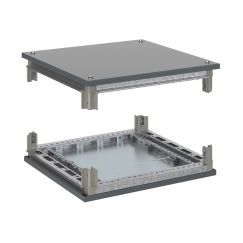 Крыша и основание RAL7011 для корпусов CQE, ШхГ 600х800 мм, комплект RAM power