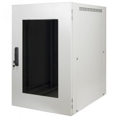 Шкаф 19'' для оборудования, 18U х 600 мм, встраиваемая система охлаждения (без ножек/роликов) Roxton R-186RR