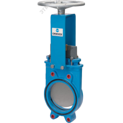 Затвор шиберный (нож) EB-01-080-HW (N)-E DN 80 PN 10 м/ф EPDM штурвал ADL BB01I539435